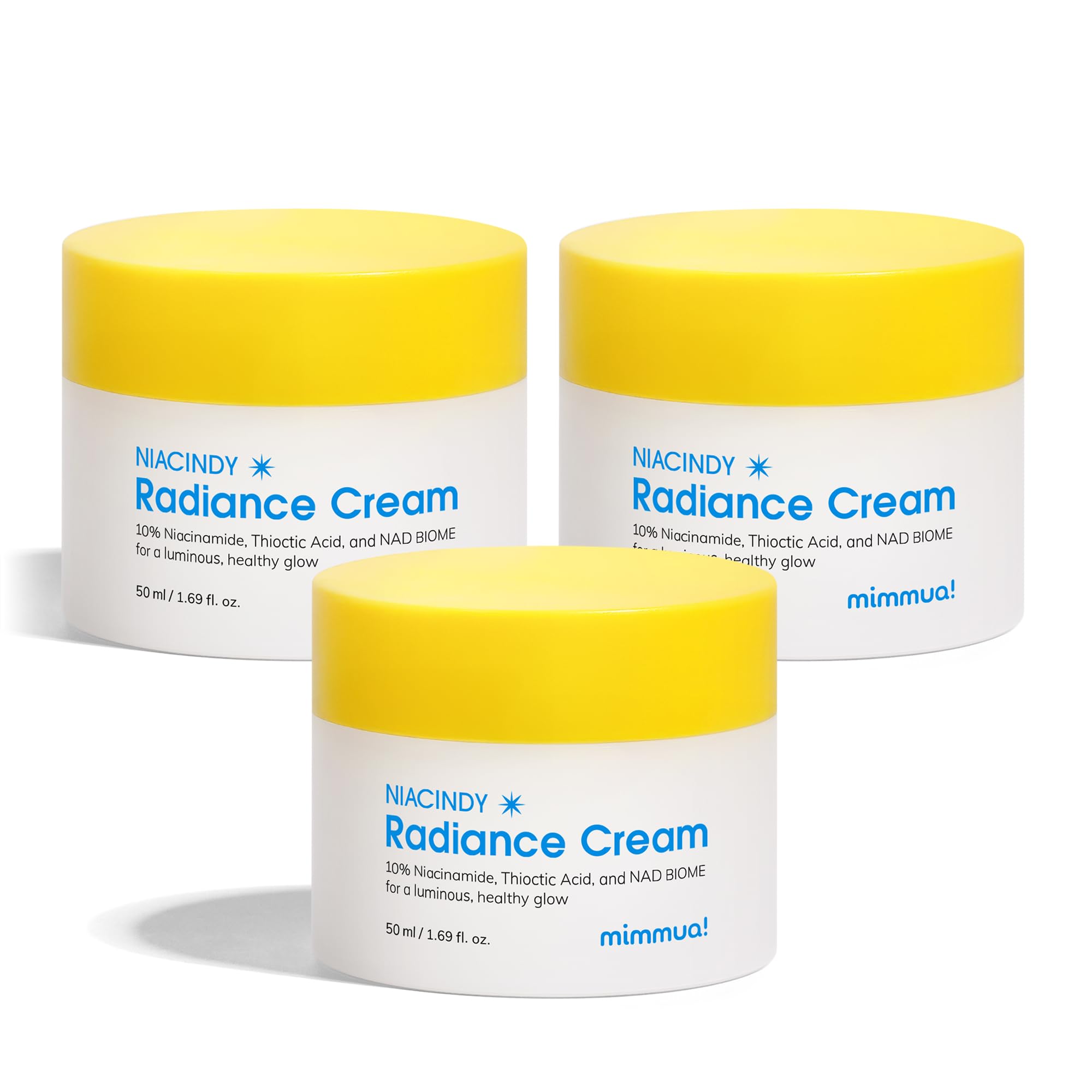NIACINDY Radiance Capsule Cream | Liposomal NAD + 10% Niacinamide +Thioctic Acid + 9 Peptides | Dark Spot Remover & Anti-Aging Moisturizer | Korean Clinical Formula for Radiant Skin | 50ml