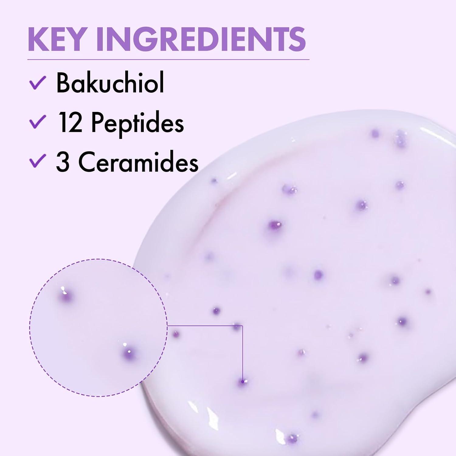 TOSOWOONG Bakuchiol Capsule Cream, High Purity Bakuchiol 5,000ppm, Retinol Alternative Wrinkle Care, Firming Anti Aging Moisturizer, 12 Peptides, 3 Ceramides, Korean Skincare, 50ml / 1.69 fl. oz.