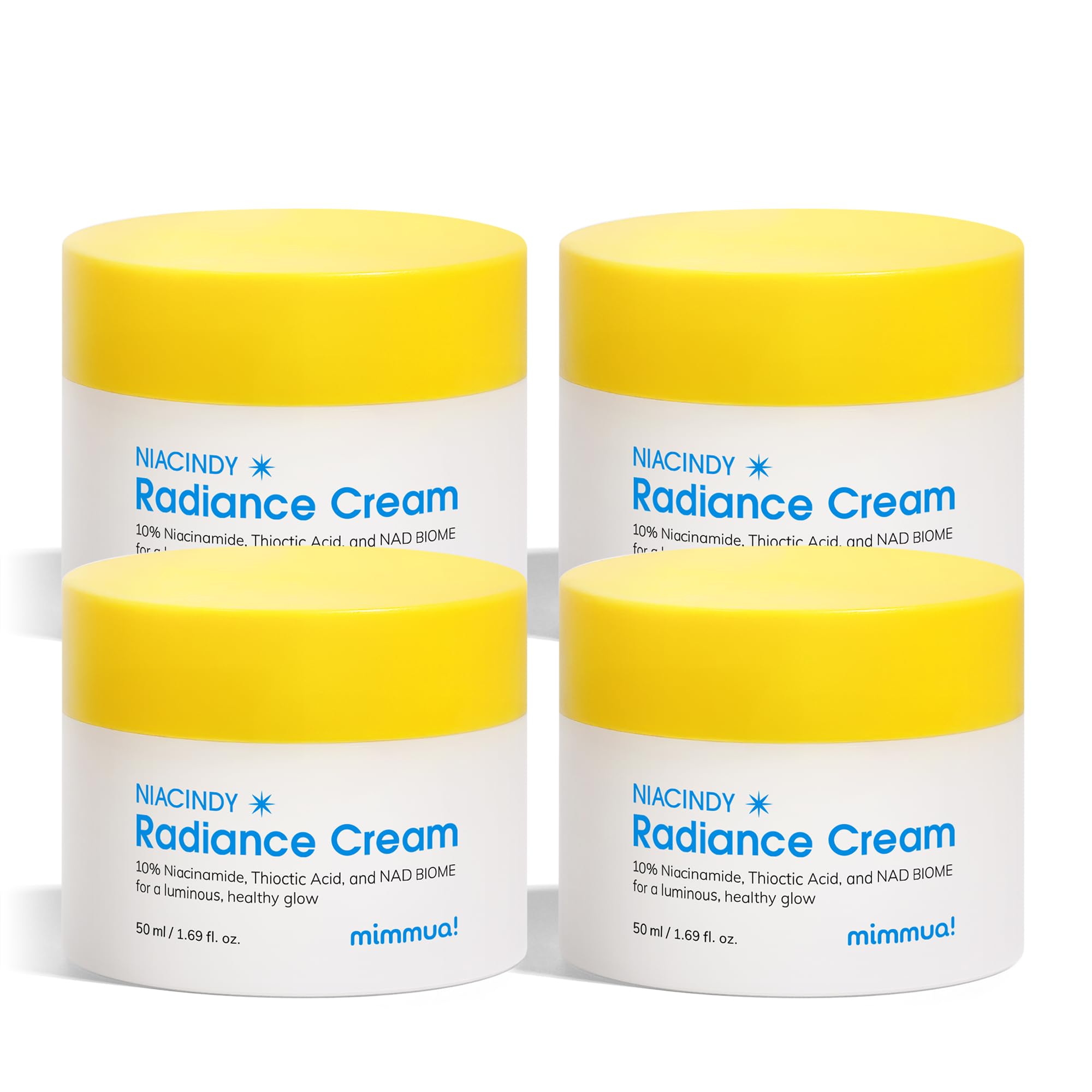 NIACINDY Radiance Capsule Cream | Liposomal NAD + 10% Niacinamide +Thioctic Acid + 9 Peptides | Dark Spot Remover & Anti-Aging Moisturizer | Korean Clinical Formula for Radiant Skin | 50ml